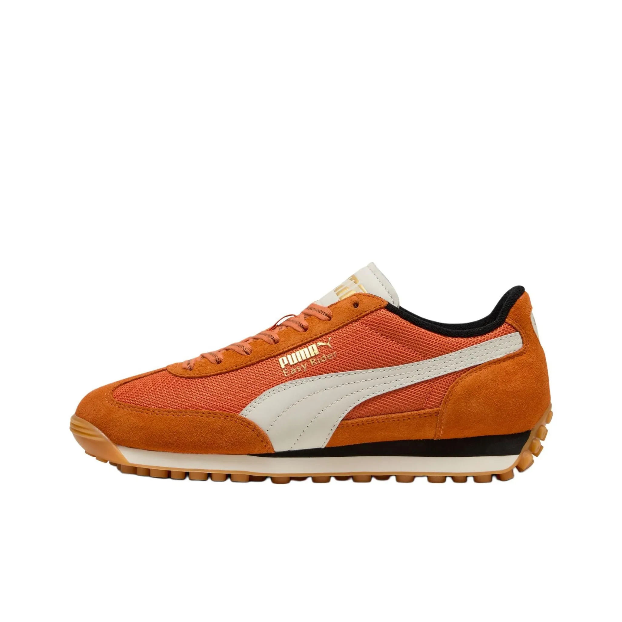 PUMA Easy Rider Slip-Resistant Abrasion-Resistant Low Top Casual Running Shoes Unisex Orange Yellow PUMA Easy Rider Slip-Resistant Abrasion-Resistant Низкий Топ Повседневные Беговые Кроссовки Унисекс Оранжевый Желтый