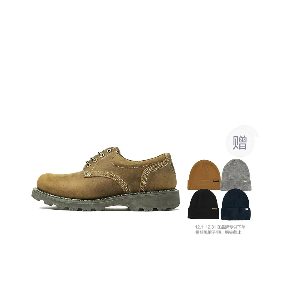 CAT Hiking / Trekking Shoes Men Low Top Light Brown