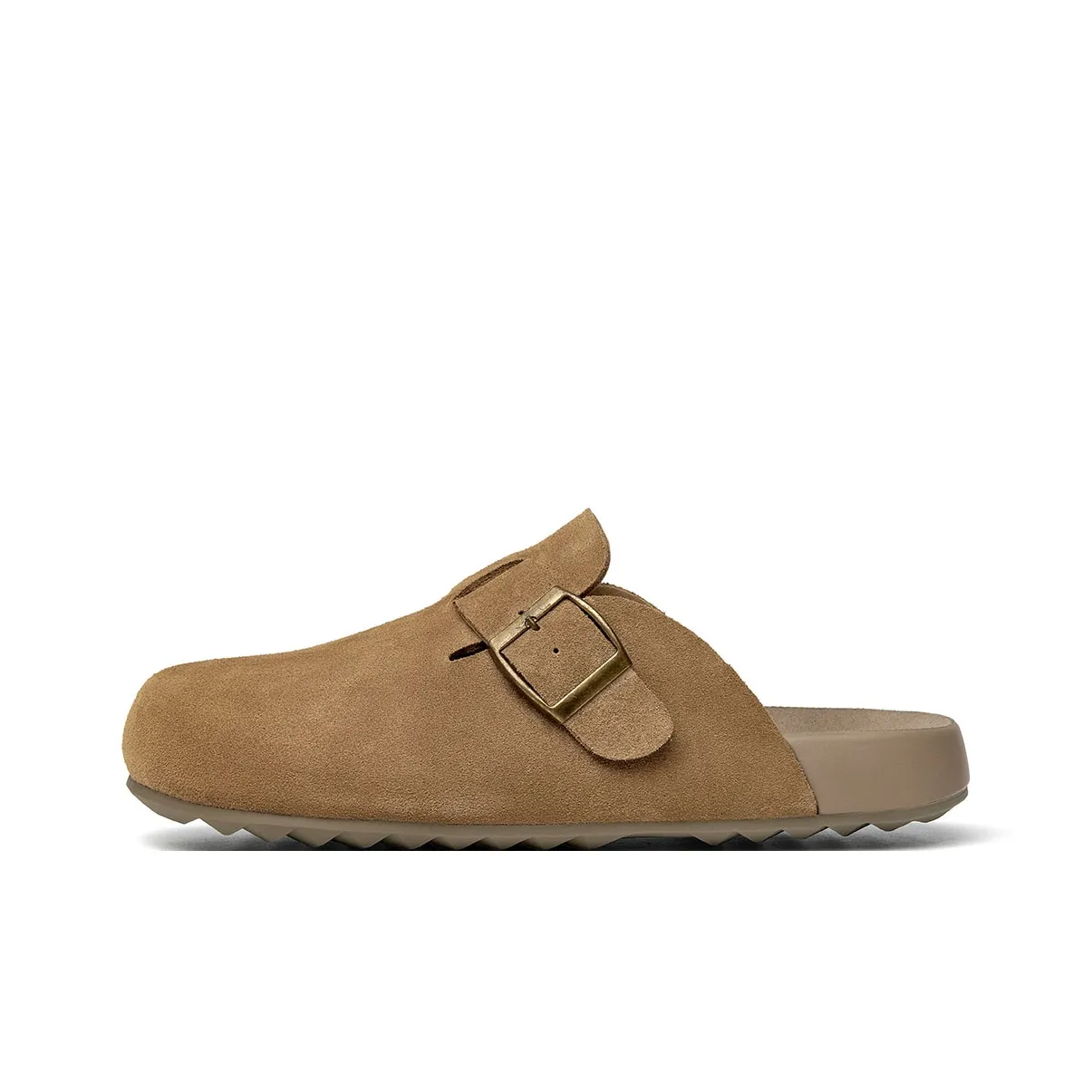 JOSINY Abrasion Resistant Closed Toe Slippers Women's Camel