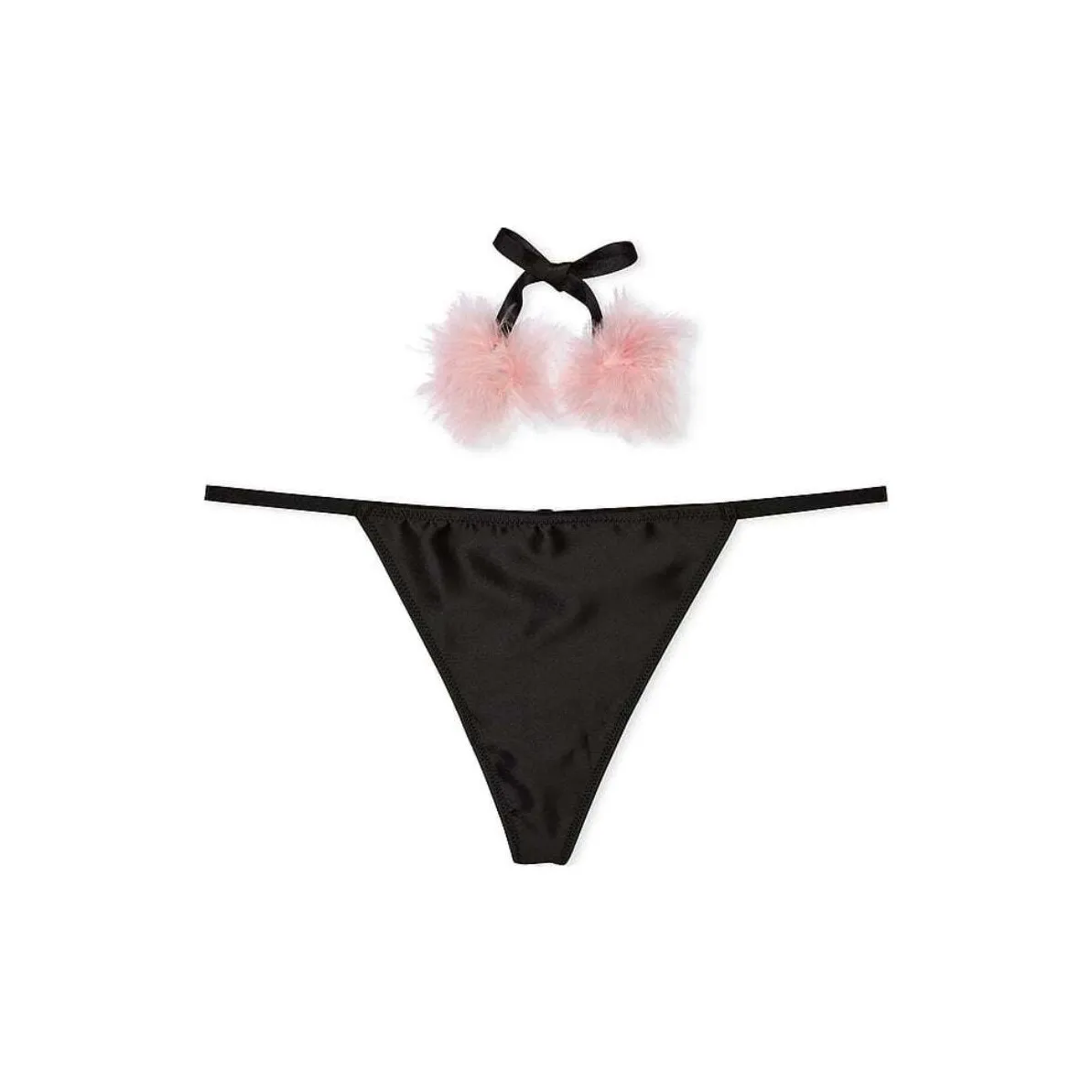 Victoria's Secret 24 BIG Show Коллекция DREAM Angels Стринг Женские 1 упаковка Черный