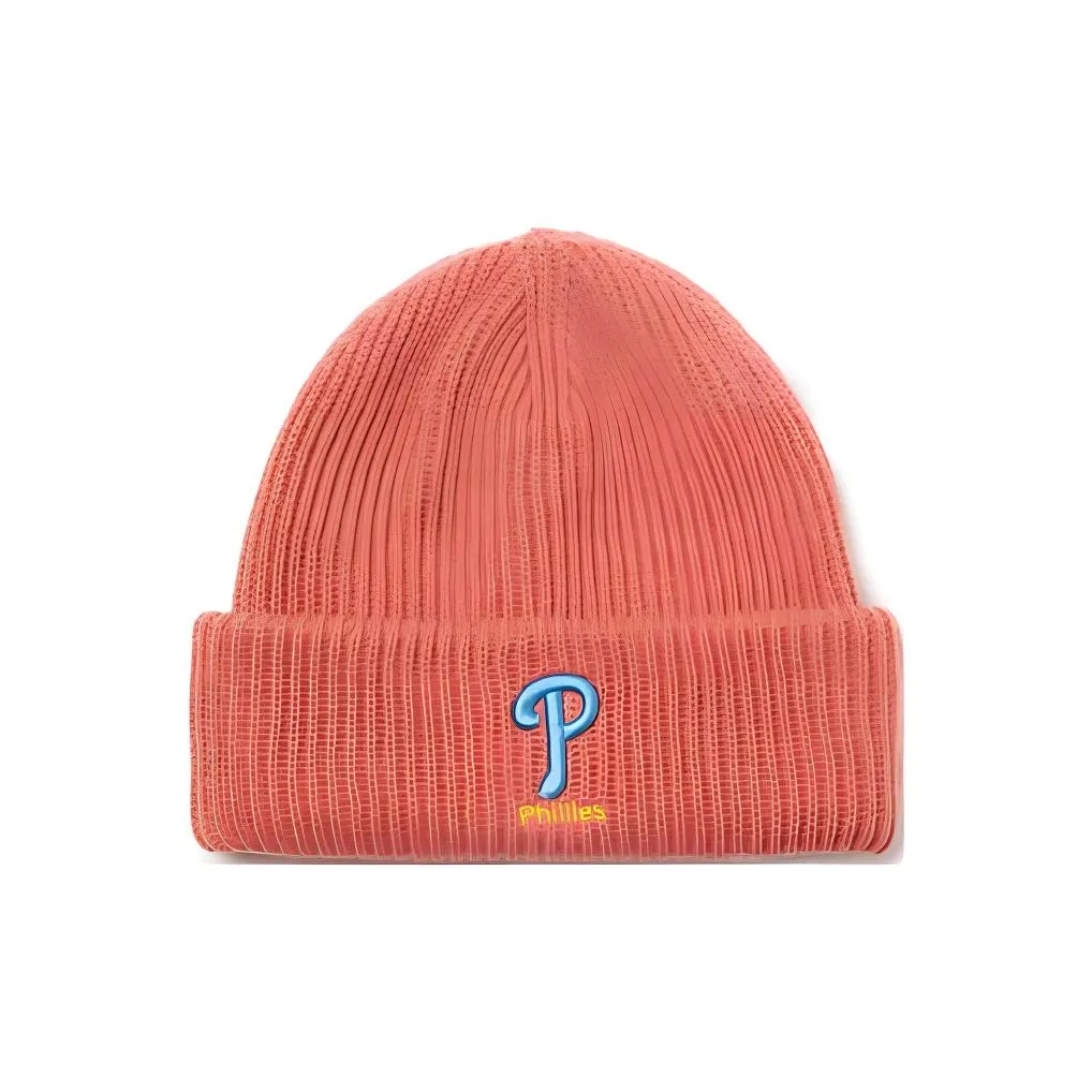 MLB Акриловые шапки-бини унисекс оранжевого цвета