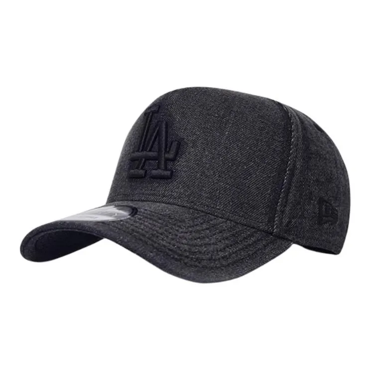 New Era Хлопковые кепки унисекс черные