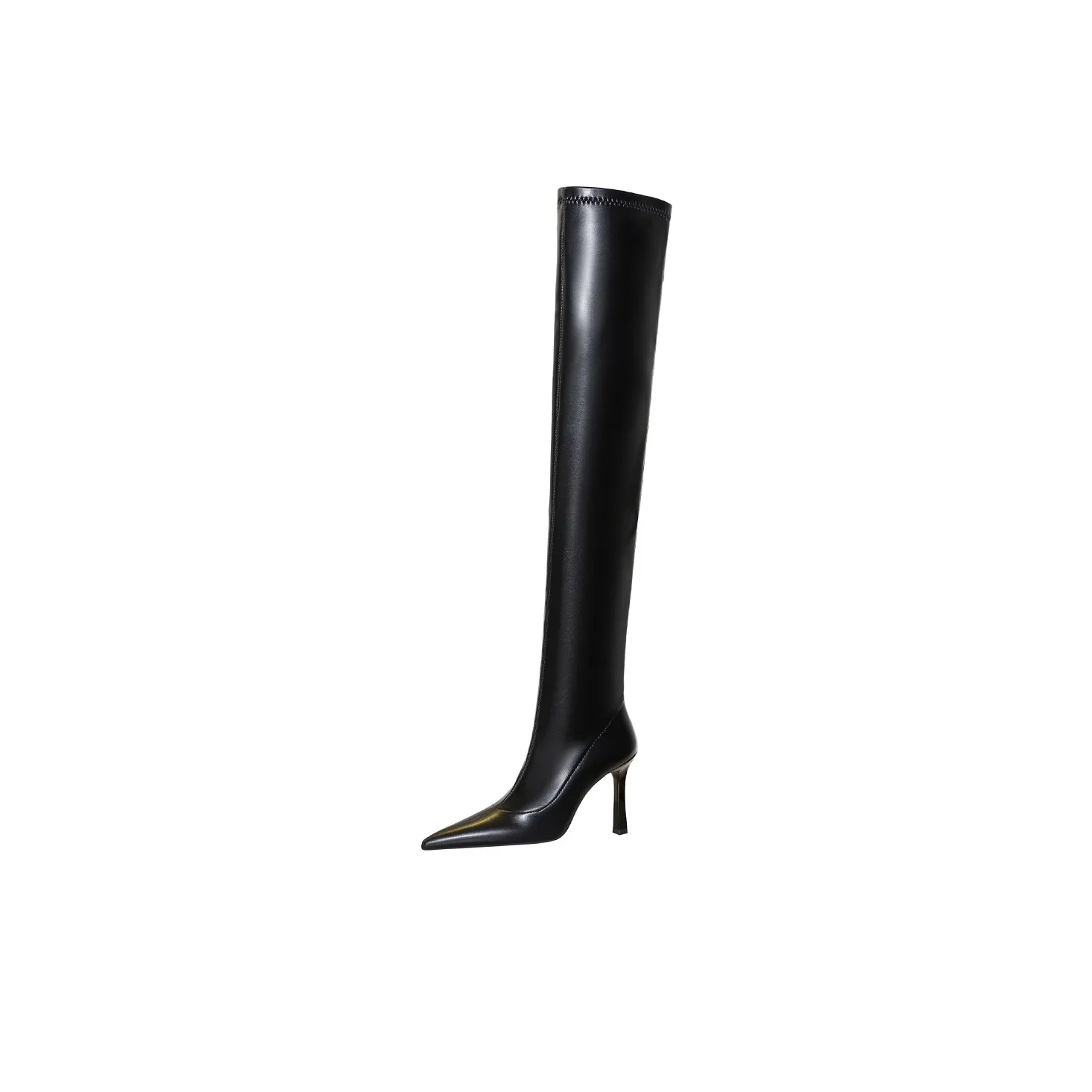 QITUMAUL Over The Knee Boots 9,5cm Женские Черные