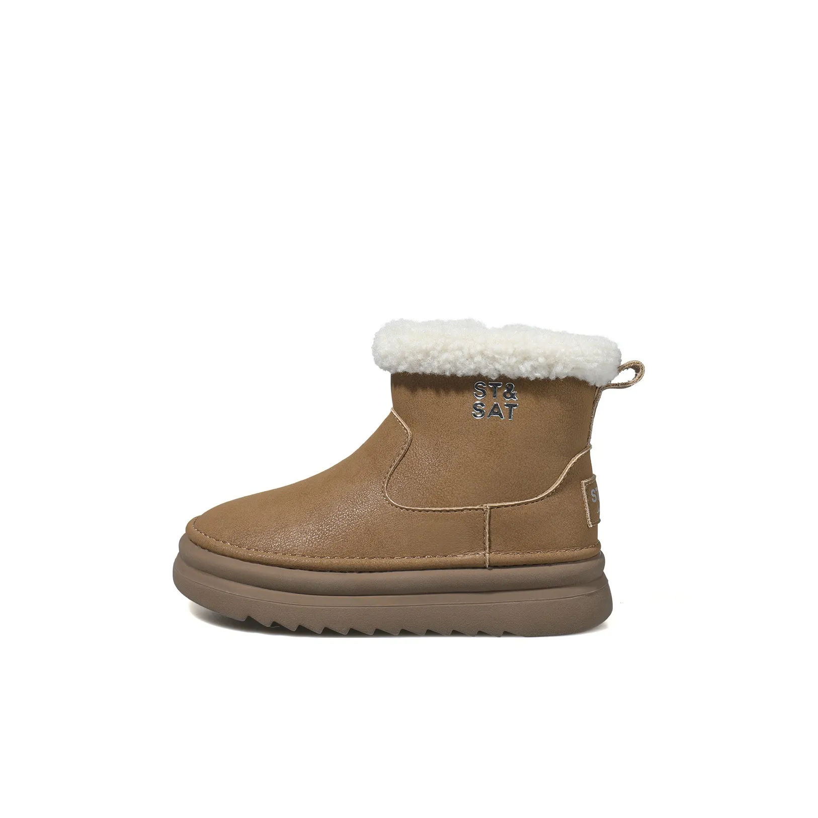 ST SAT Slip-resistant Waterproof Thermal High-Top Детские ботинки для малышей