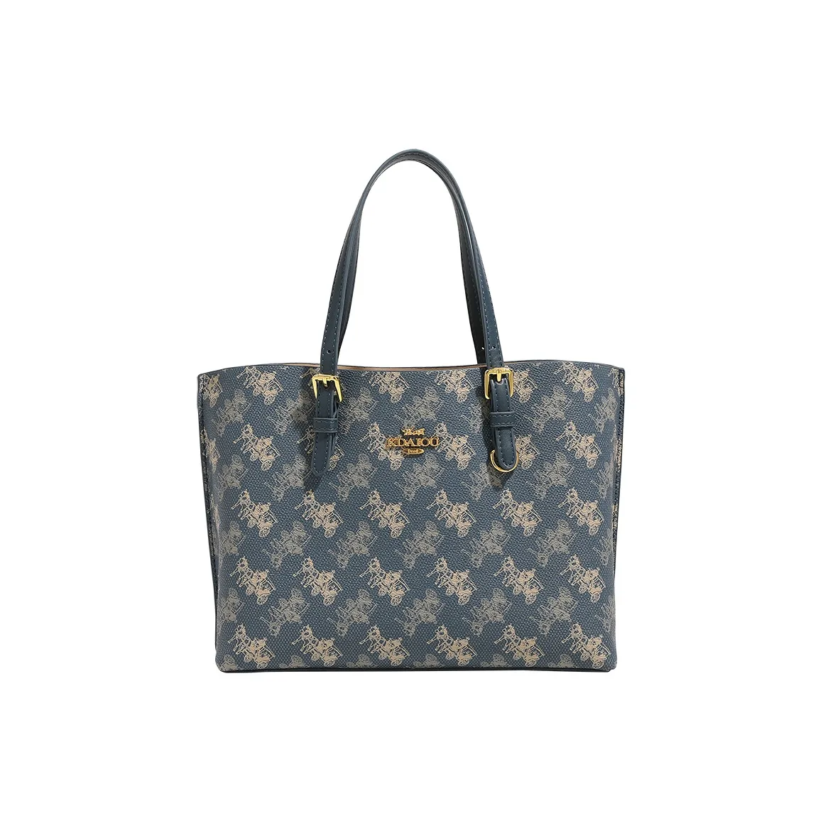 H YXIANG Коровья кожа Сумка через плечо Женская Синяя