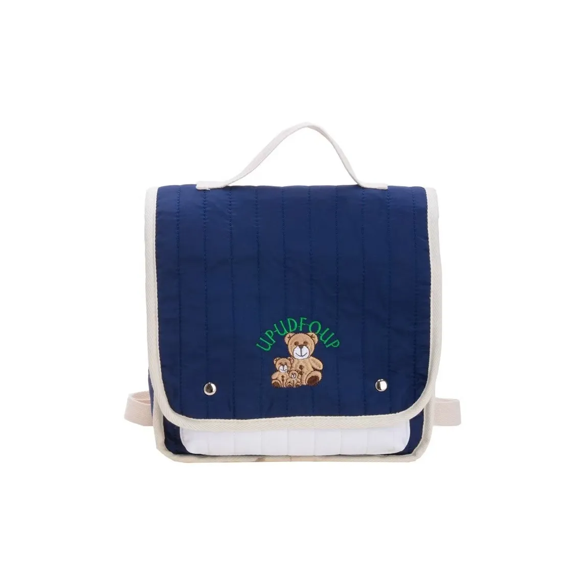 TINYAT Nylon Stylish Шов Рюкзак Обычный Унисекс Белый Синий