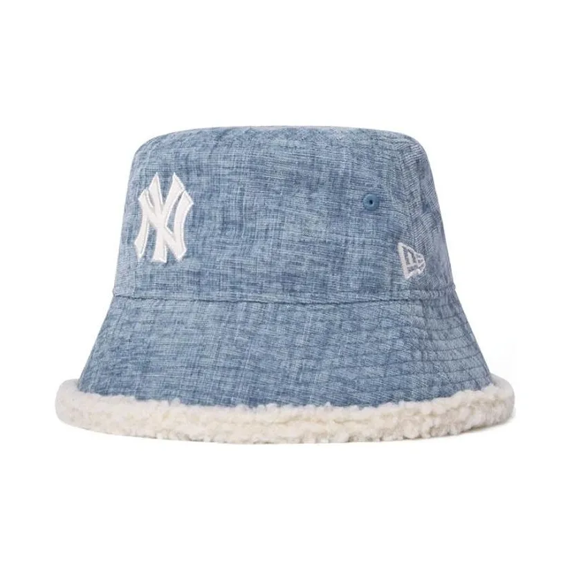 New Era Polyester Bucket Hats Unisex Blue Gray