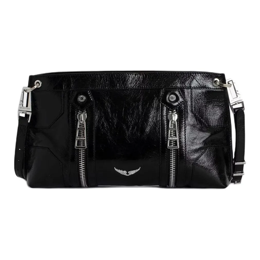 Zadig & Voltaire Leather Crossbody Bag, Shoulder Bag Women's Black