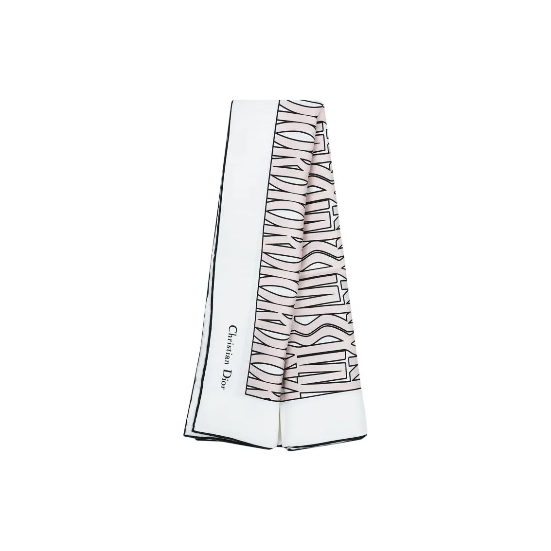 DIOR Silk Scarves Women's White
