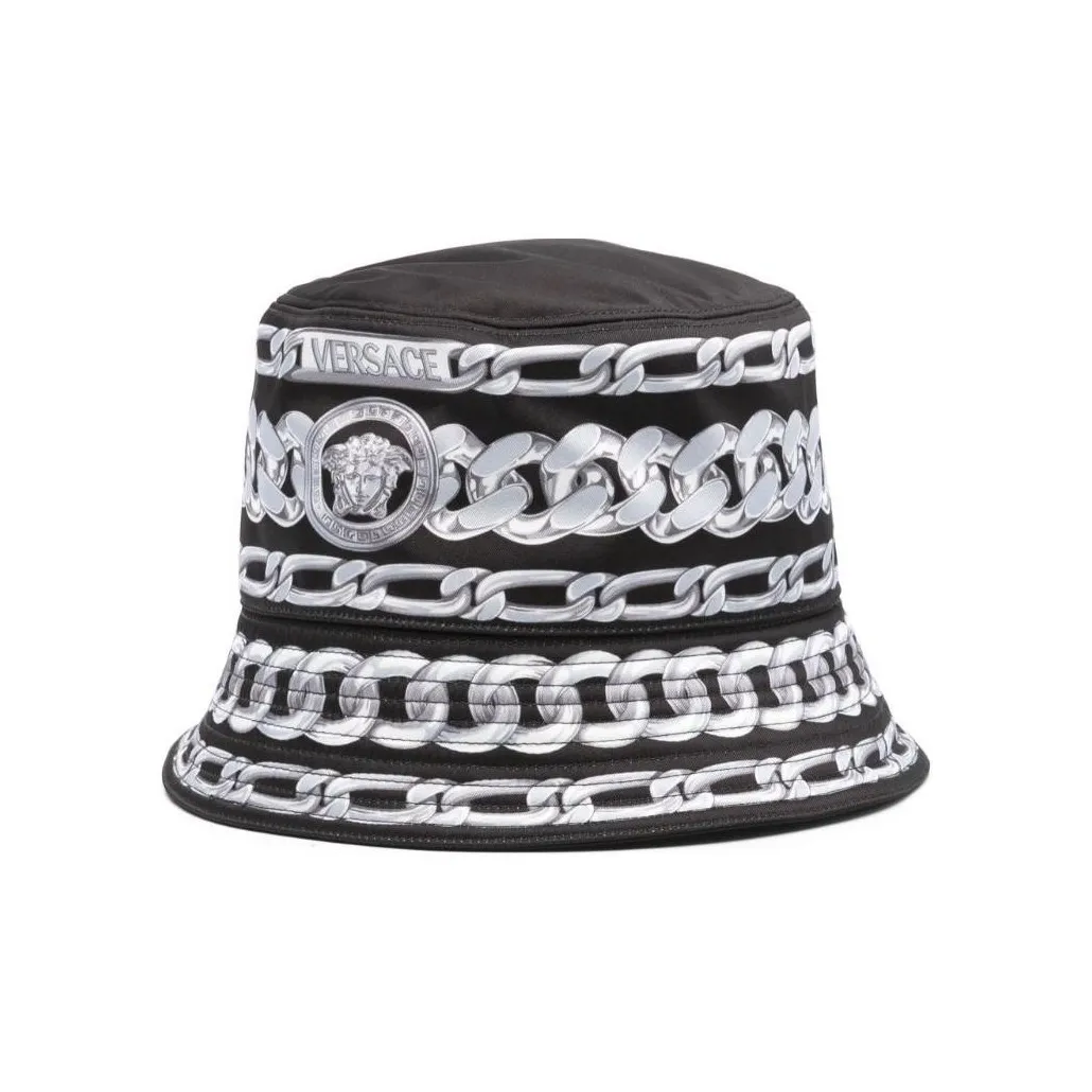 VERSACE Medusa Chains Bucket Hat