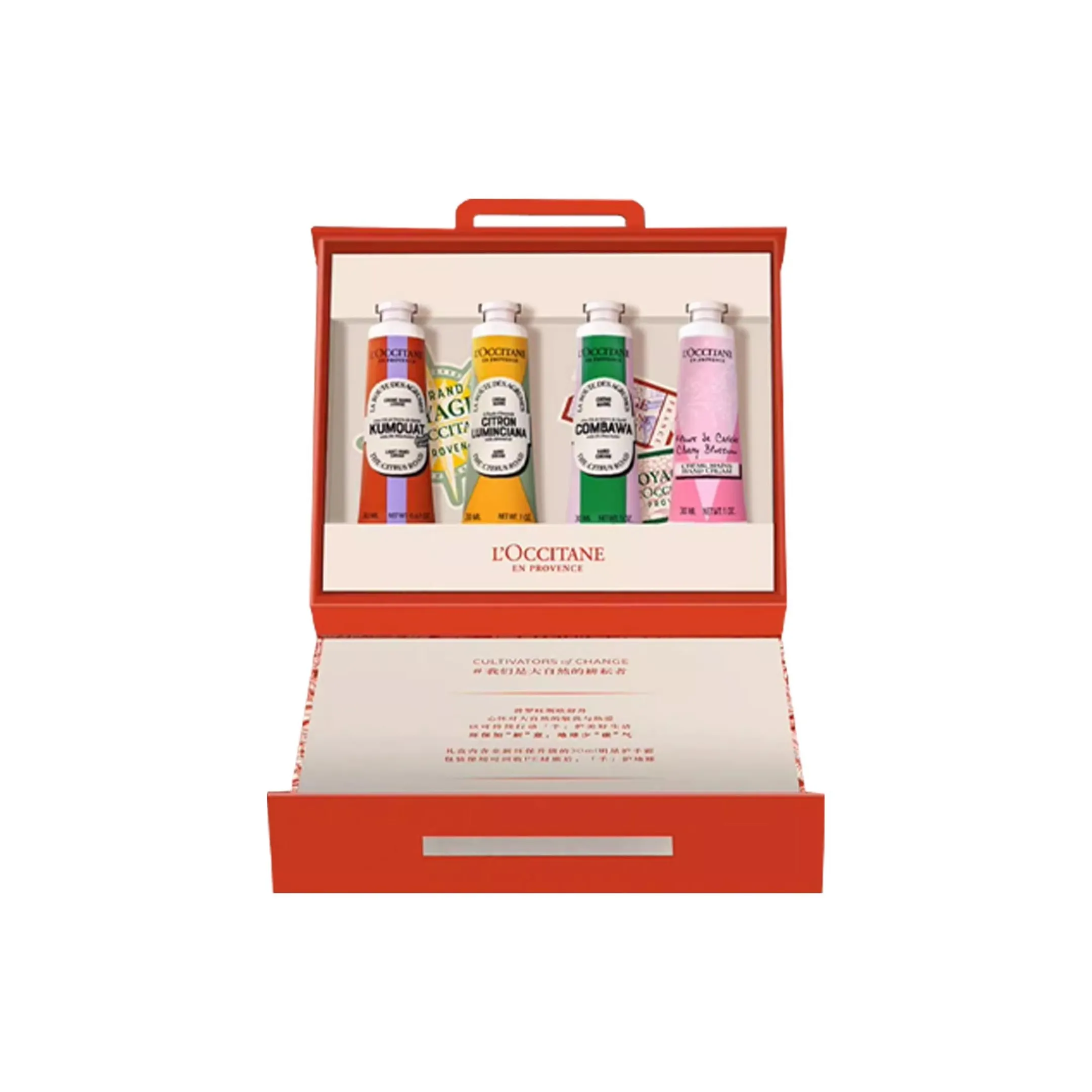 L'OCCITANE Ограниченный Ящик Коробка Крем для рук Ароматический Увлажняющий 30 мл*4