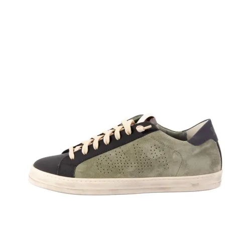 P448 Кроссовки для скейтбординга Low Top Черно-зеленые Мужские