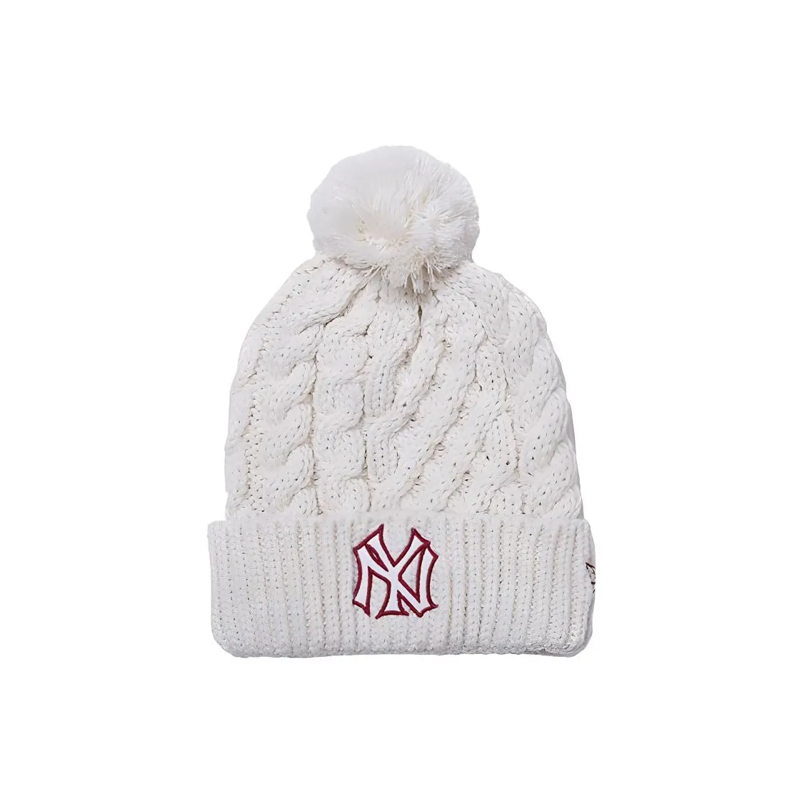 New Era Акриловые шапки-бини унисекс белые