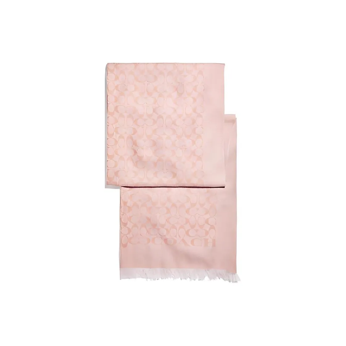 COACH Silk Scarves Women's Cherry Blossom Pink