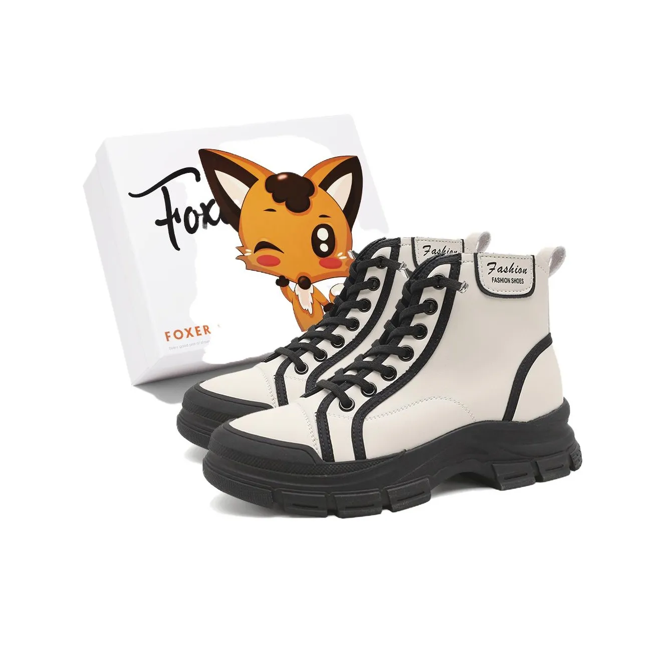 FOXER MID Голень Ботинки Мартин Boot Женские