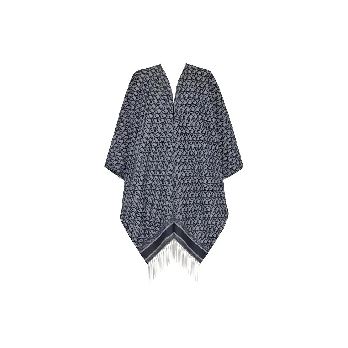 DIOR Oblique Cashmere Poncho
