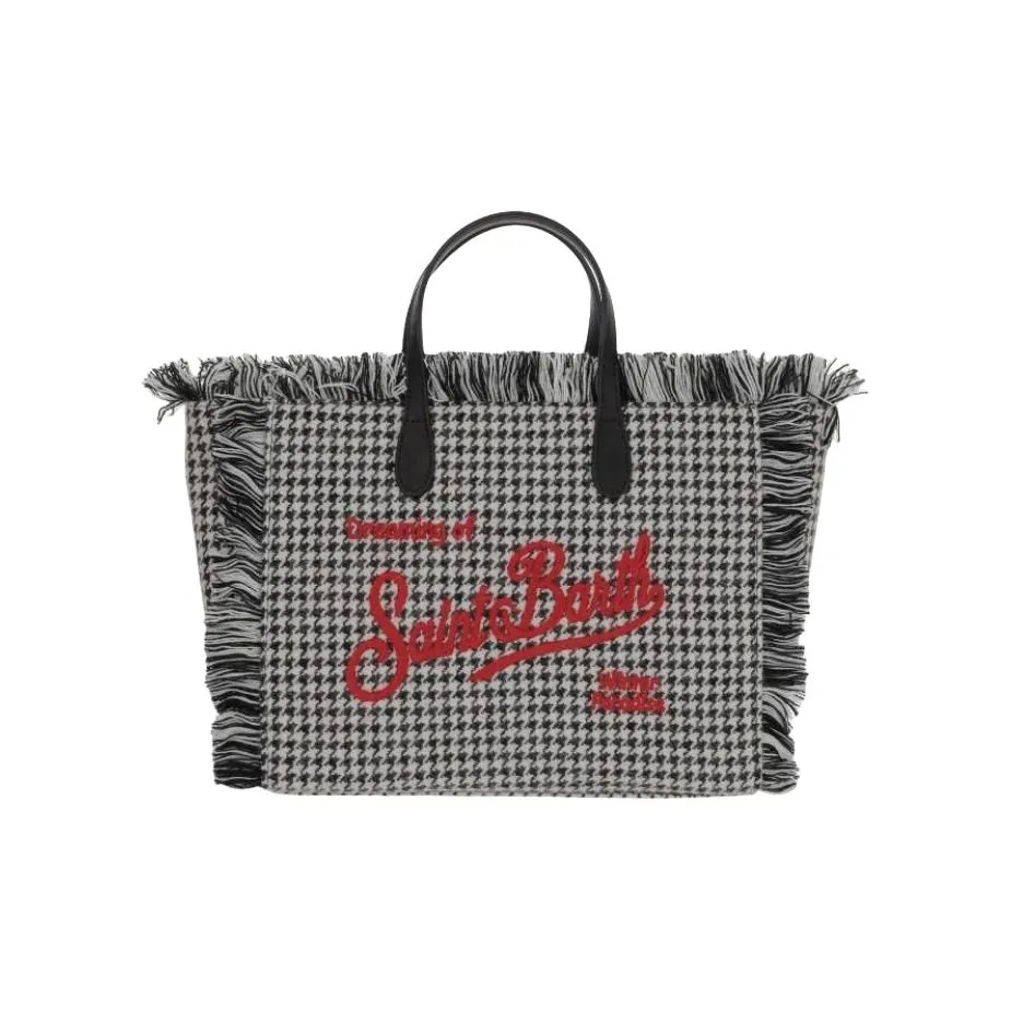 MC2 SAINT BARTHELEMY Polyester Tote Bag, Shopping Bag, Shoulder Bag, Handbag Women's Red & Multicolor