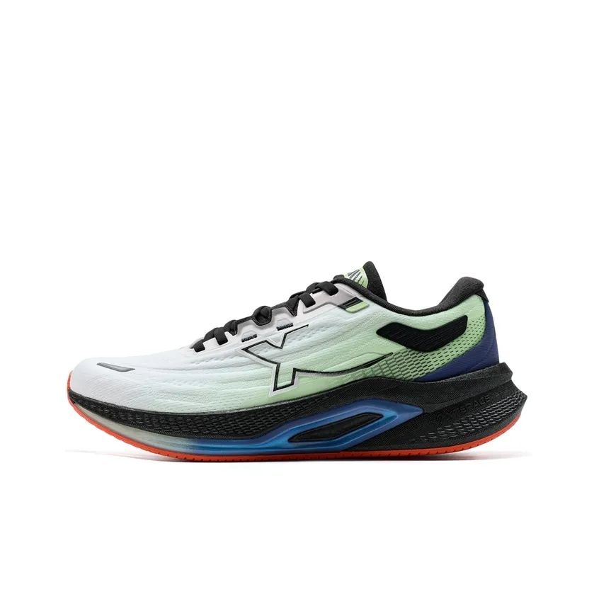 XTEP Tank Cheng 2.0 Support Anti Slip And Wear Resistant Low Top Training Running Shoes Men's White Green