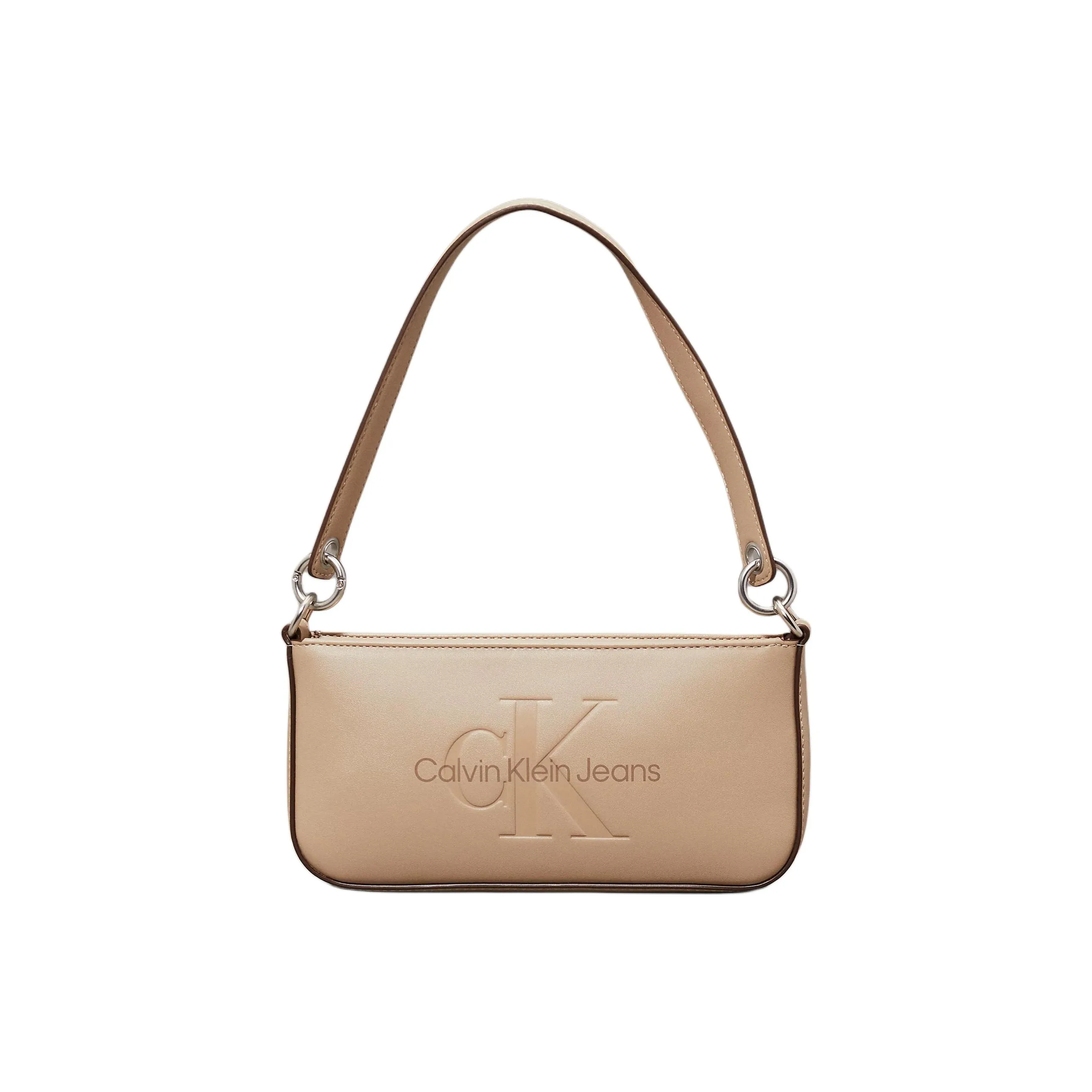 CALVIN KLEIN Polyurethane Handbag Shoulder Bag Regular Women's Pottery
