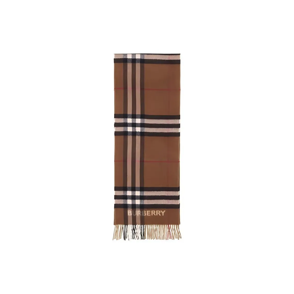 Burberry Two tone Checked Cashmere Scarf