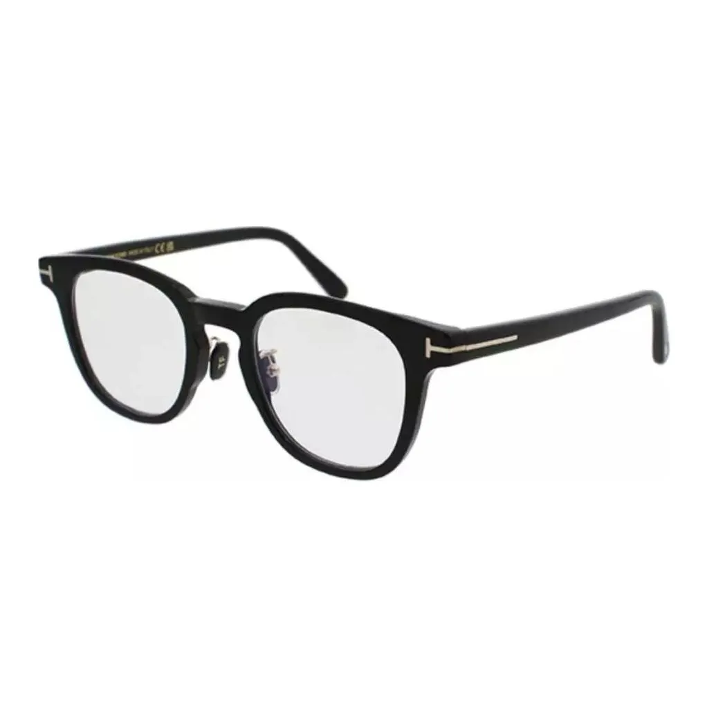 TOM FORD Acetate Rectangular Eyeglass Frames Men's Black
