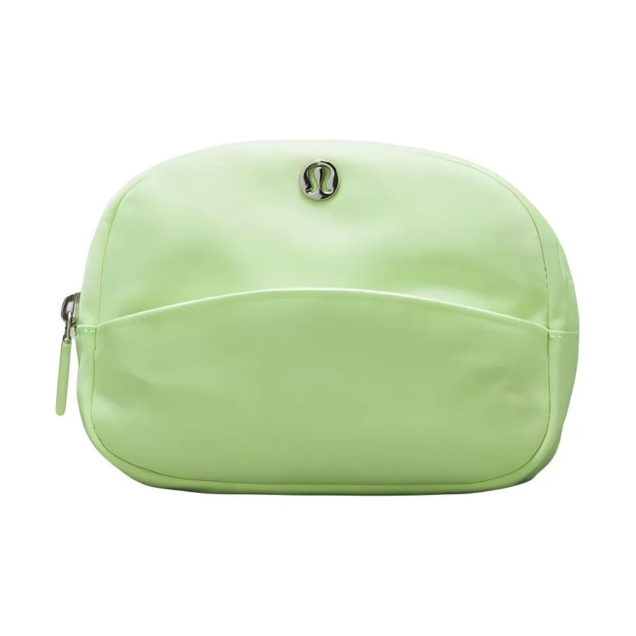 Lululemon Recycled Material, Polyester Nylon Storage Bag Mini Women's Faded Green