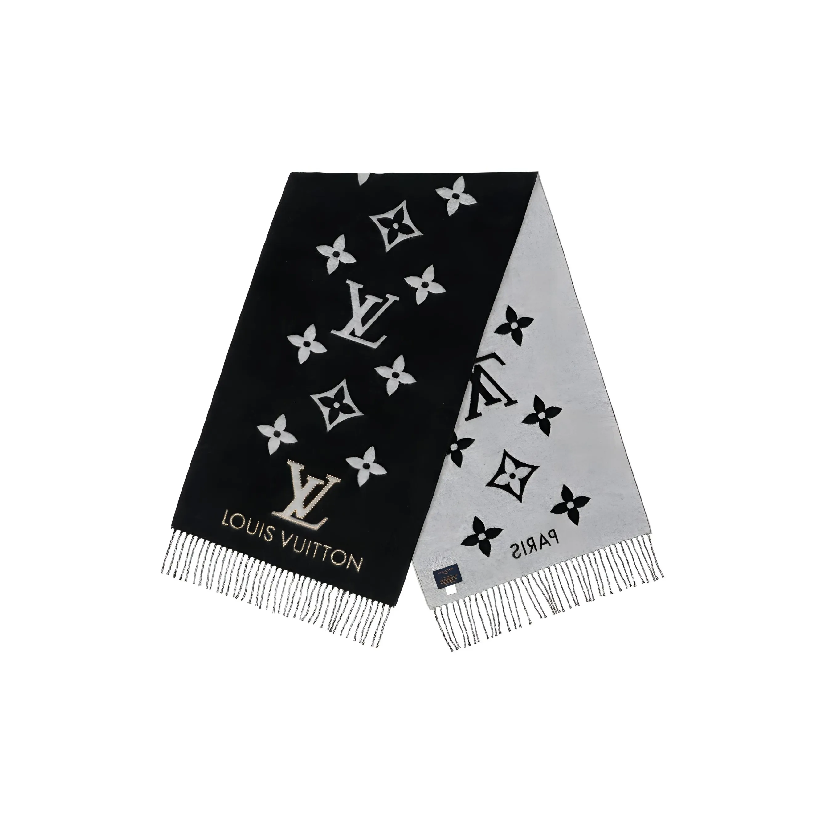 LOUIS VUITTON Cashmere Knit Scarves Women's
