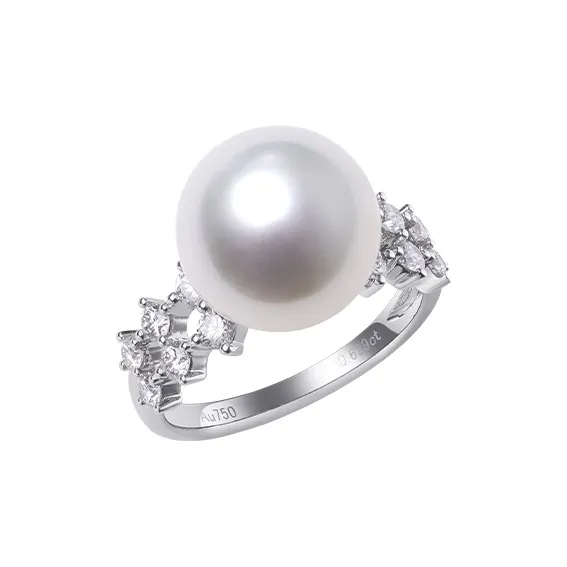 HEZUAN Saltwater Pearl Rings Women's