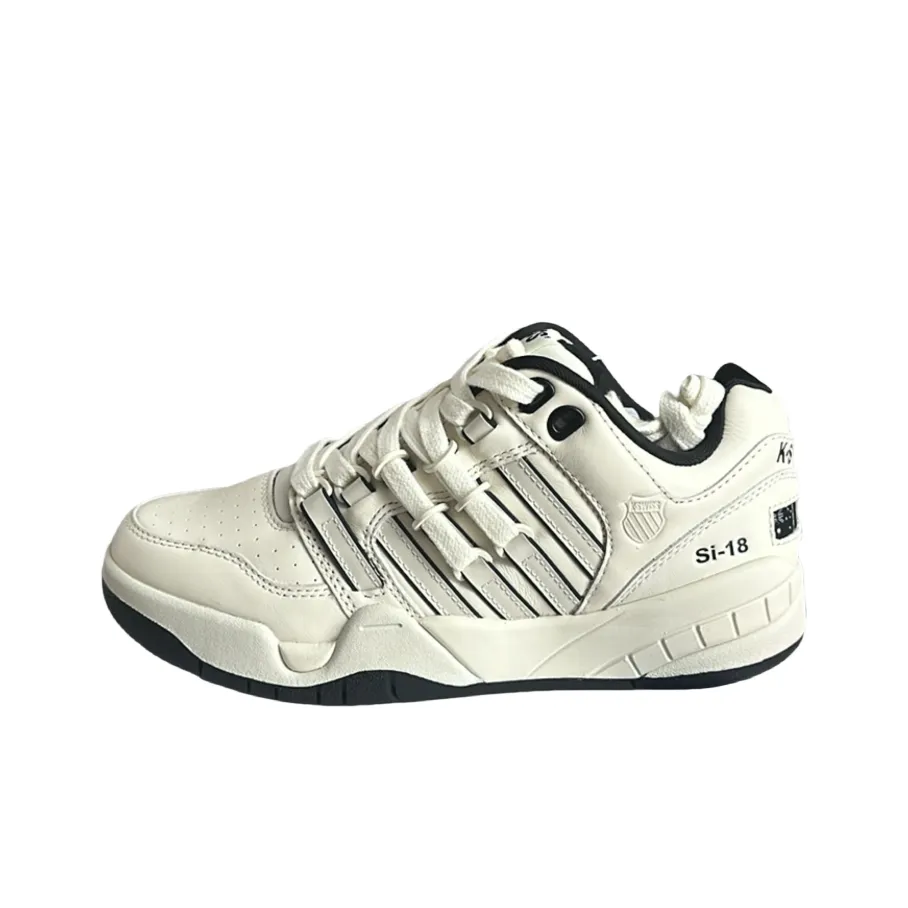 KSWISS Si 18 противоскользящие устойчивые к истиранию низкие кроссовки для скейтбординга женские белые