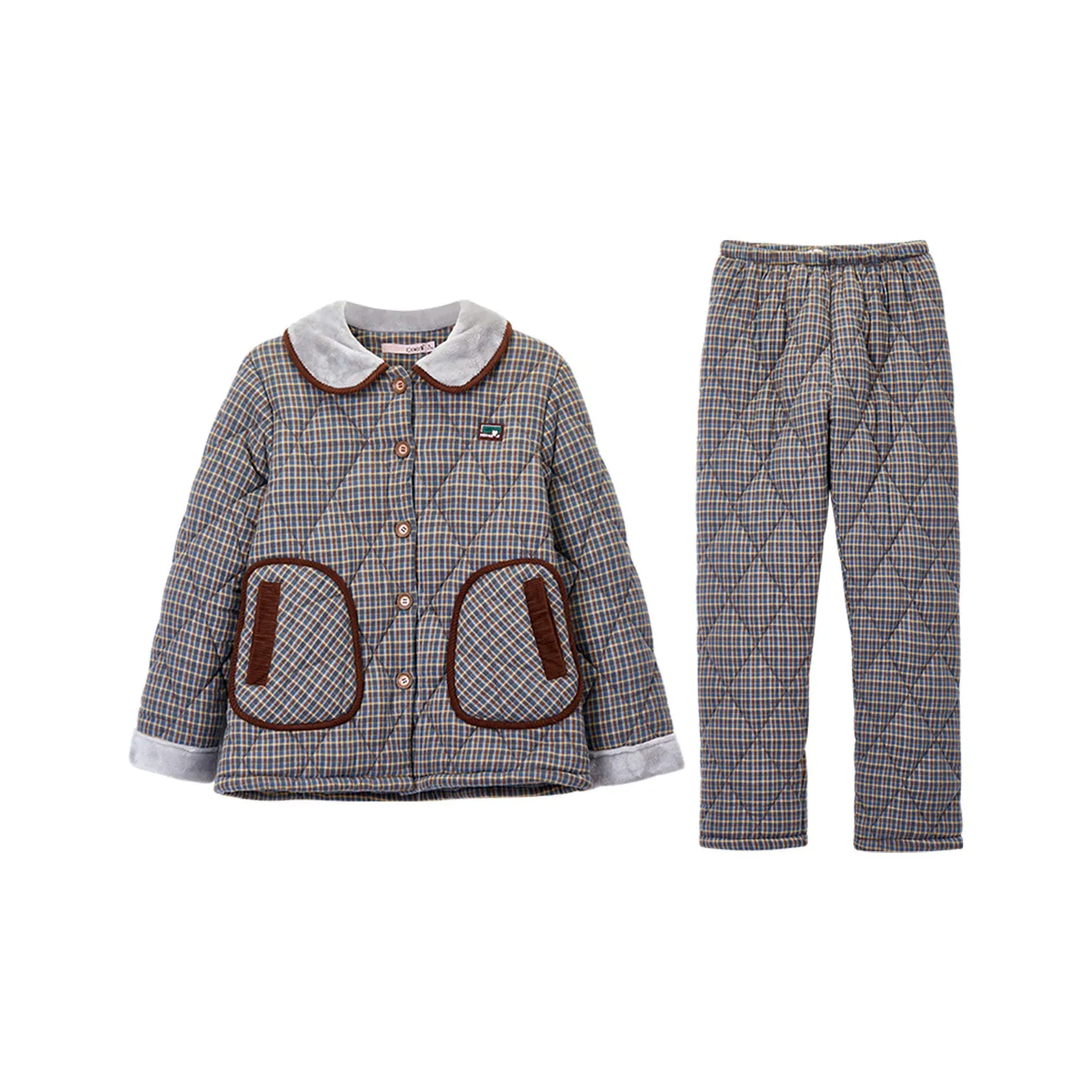 DAERLI Пара Домашняя одежда Термический 100% хлопок Комплект Верхняя одежда Готовый Женский