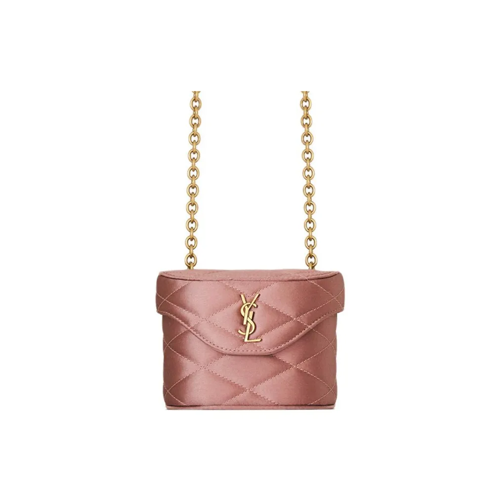 SAINT LAURENT YSL June Viscose Box Shaped Bag Crossbody Bag Shoulder Bag Extra Mini Women's Candy Color