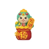 YS1490-푸른 뱀 축복 가방 마스코트