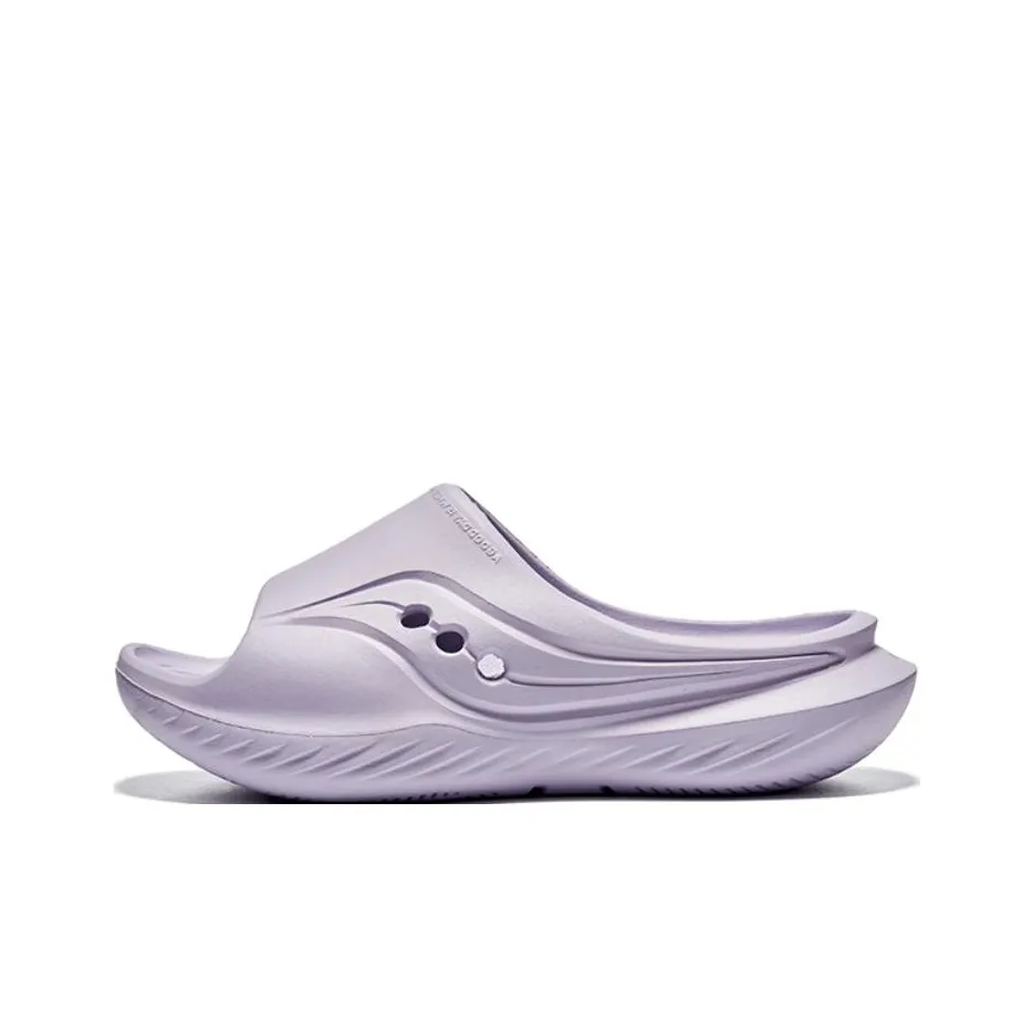 Saucony Cradle Slip Resistant Abrasion Resistant Slide Slippers Unisex Purple