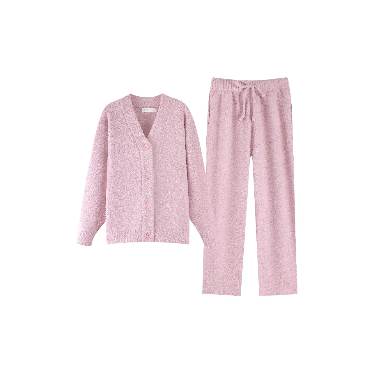 ZumashL Luxury Designer Series Pajama Set Women's Fairy Tale Pink