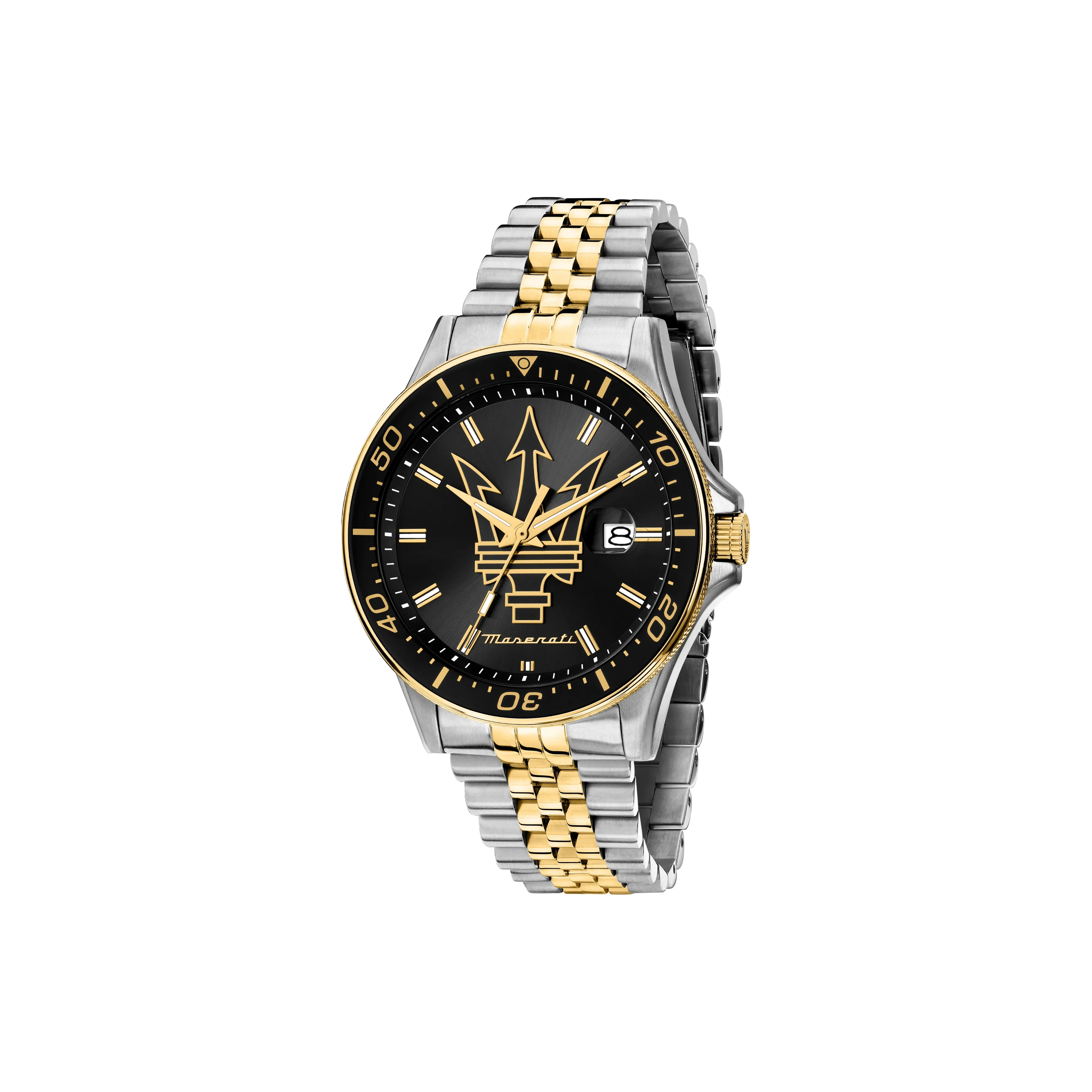 Maserati Кварц Мужские Часы 44 мм Черные