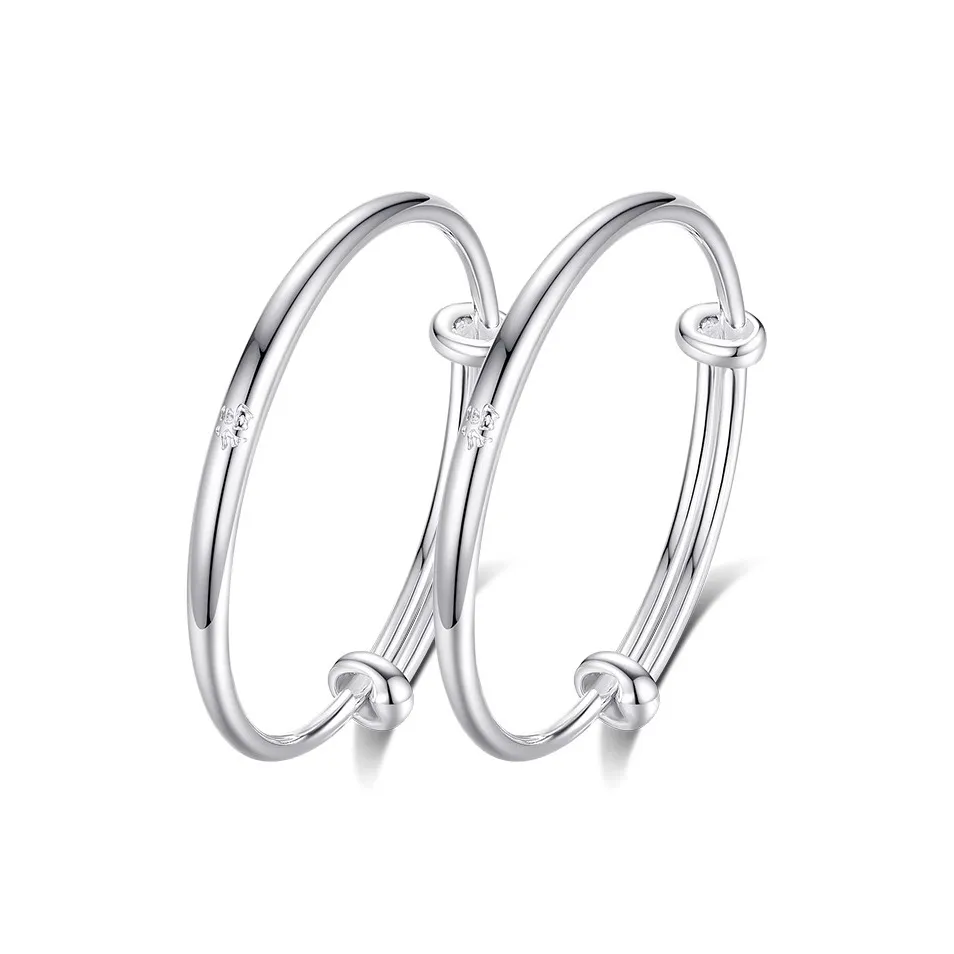 MIAOYINGE 999 Fine Silver Bangles Kids'