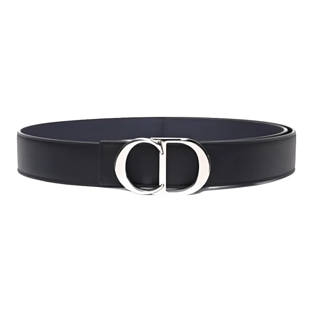 DIOR Logo Plaque Buckle Belt