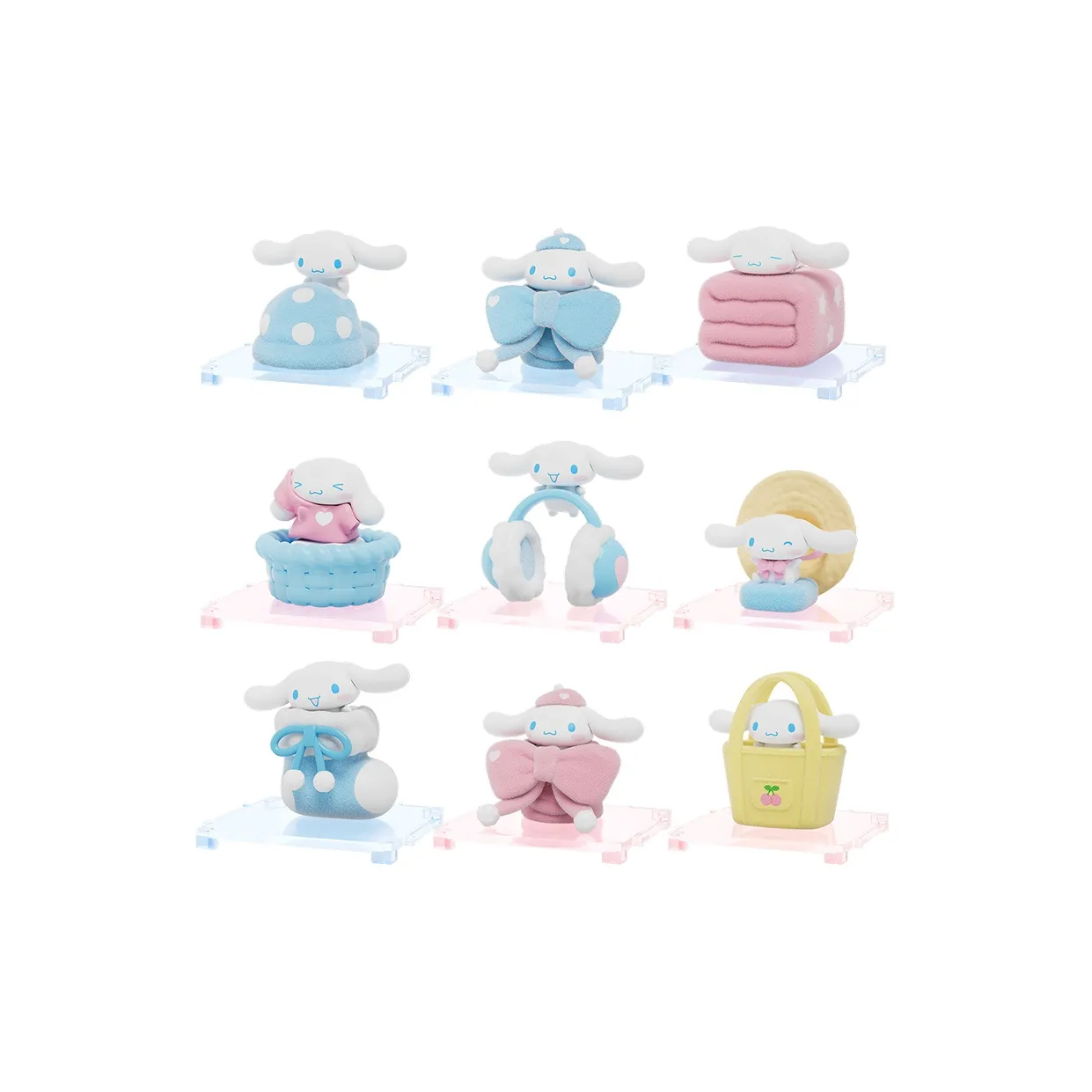 MOETCH Cinnamoroll Cute Closet Collection Blind Boxes Single Blind Box Full Box 8 Pcs