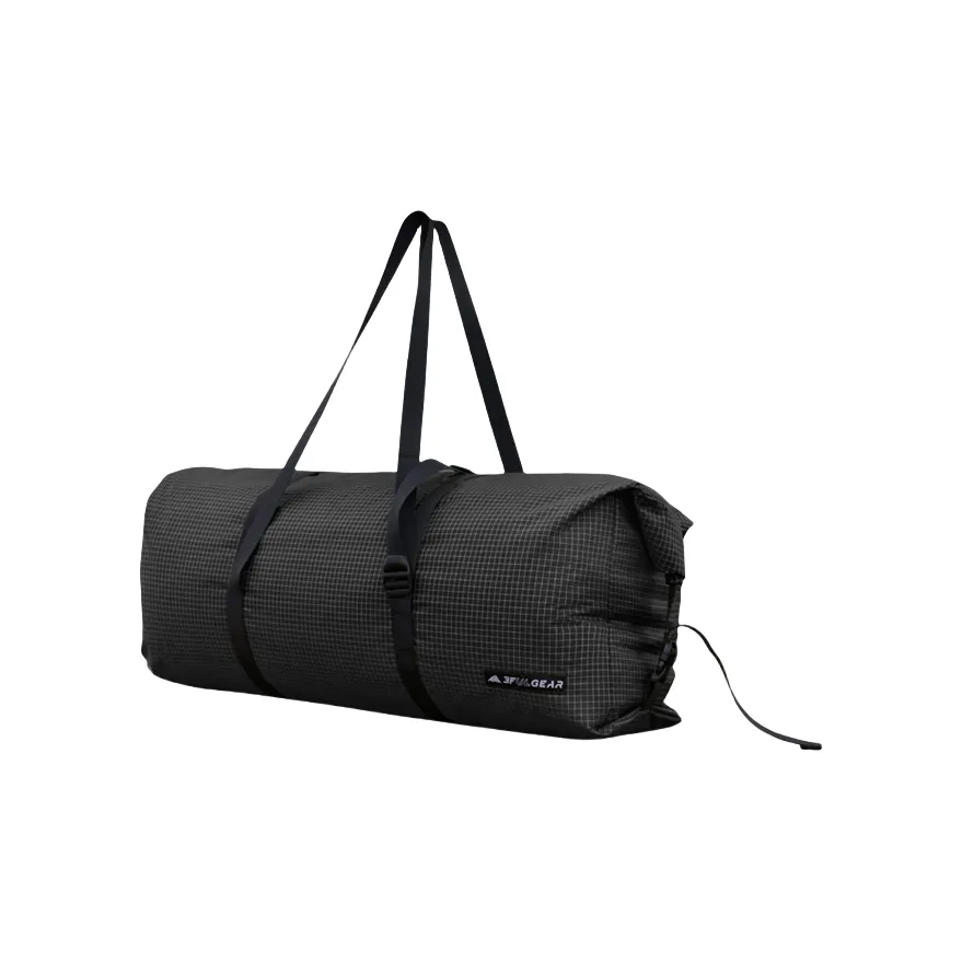 Three Peaks Out Ультра Высокомолекулярный полиэтилен Нейлон Смесь Дорожная сумка 50L Унисекс Черный