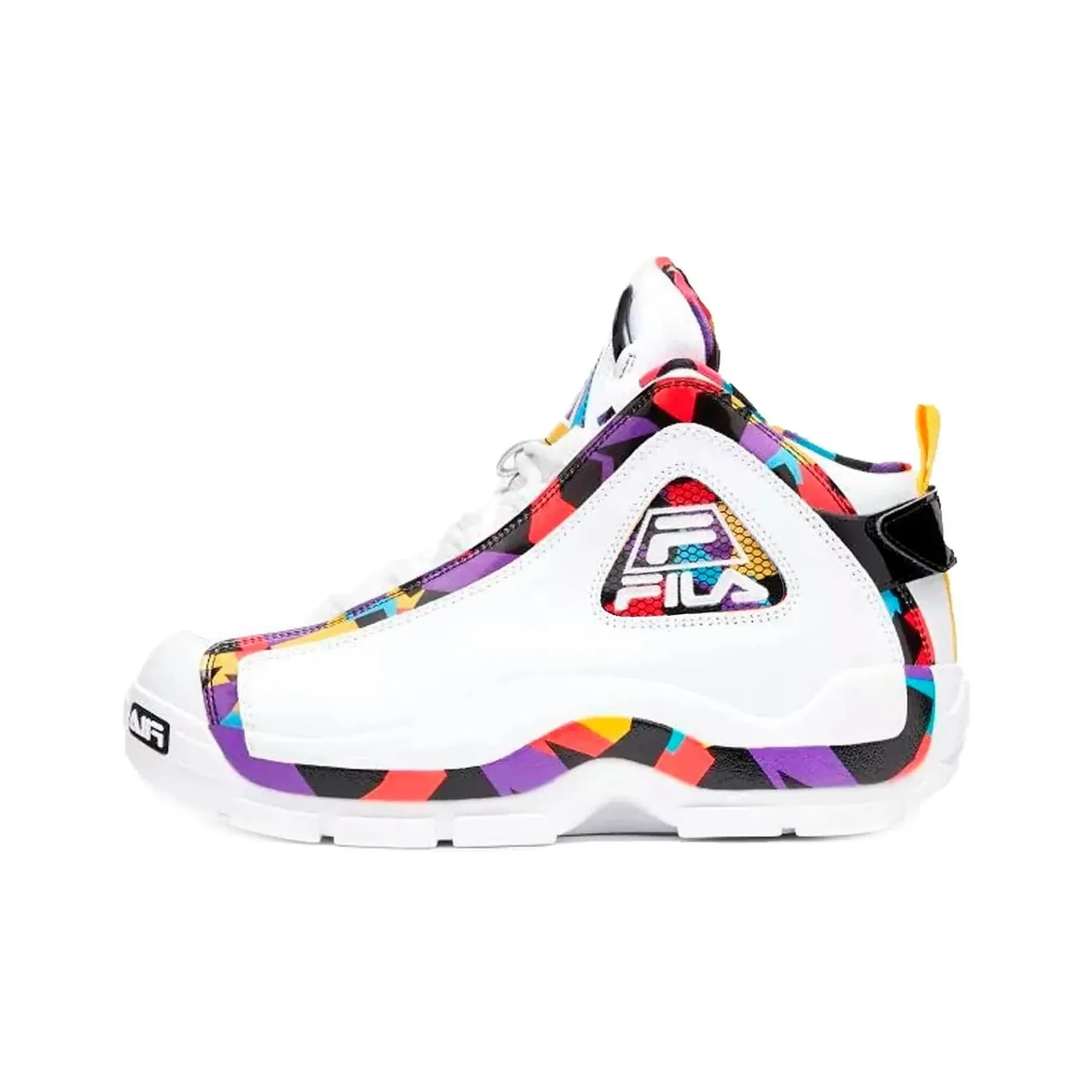 FILA Grant Hill 3 Mid Top Basketball Shoes Men's White Blue
