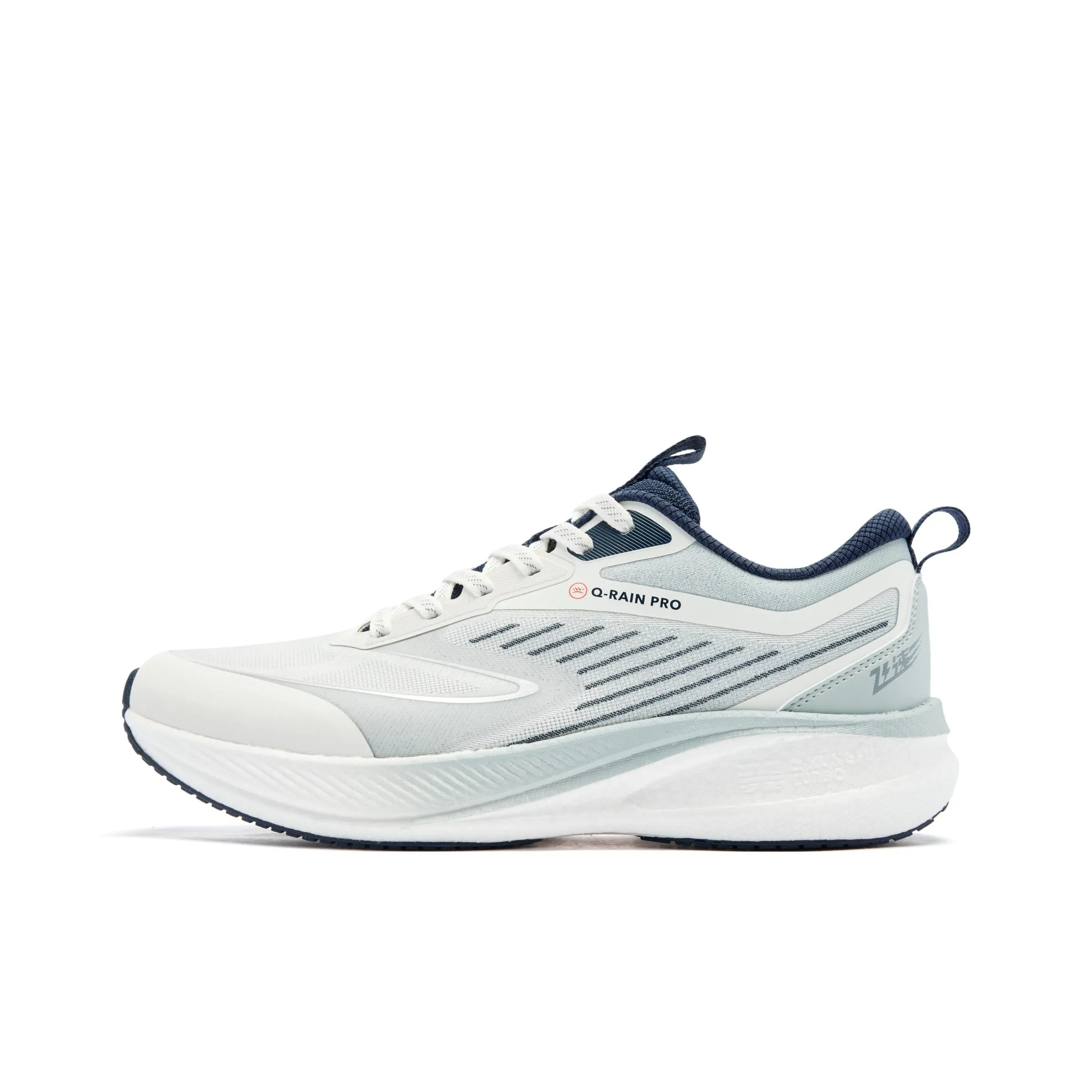 QIAODAN Rapid LITE Running Shoes Men Low-Top Ivory/Crab Shell Green
