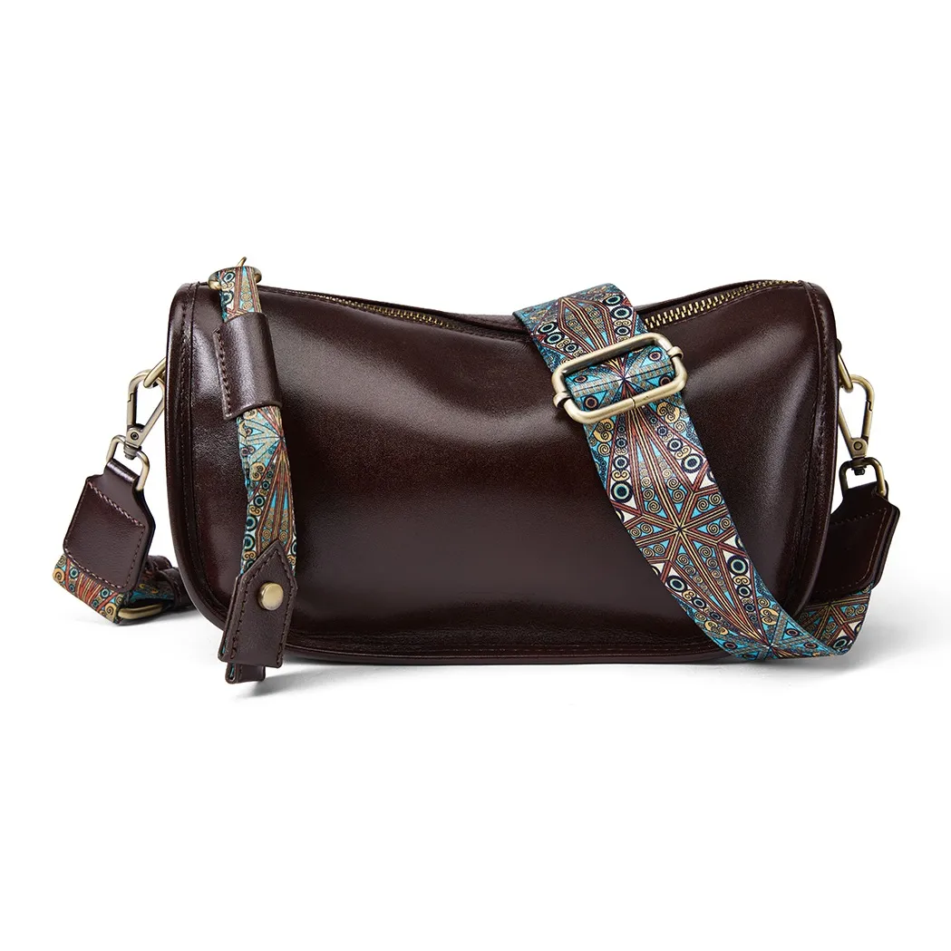 ST SAT Сумка через плечо из коровьей кожи маленькая женская многоцветная