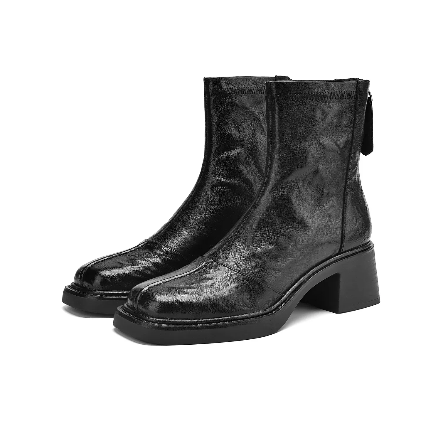 SAFIYA Ankle Boots Women's Black/Brown