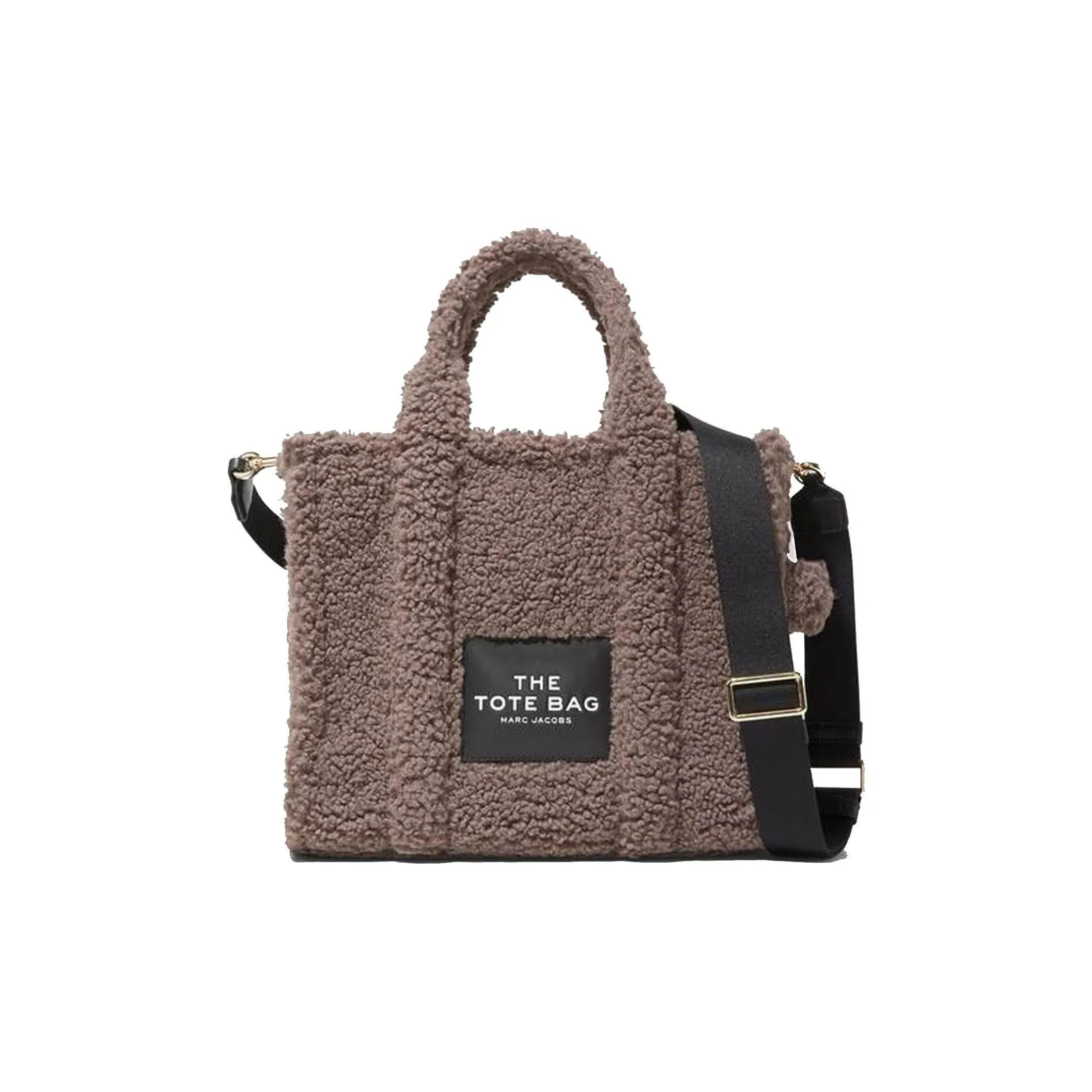 MARC JACOBS Tote Artificial Wool Leather Tote Bag, Shopping Bag, Handbag Trumpets Women's Gray