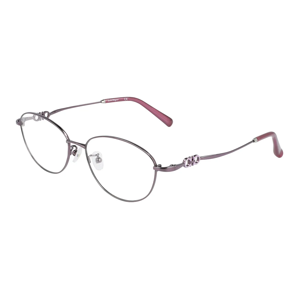 FERRAGAMO Oval Оправы для очков Женские