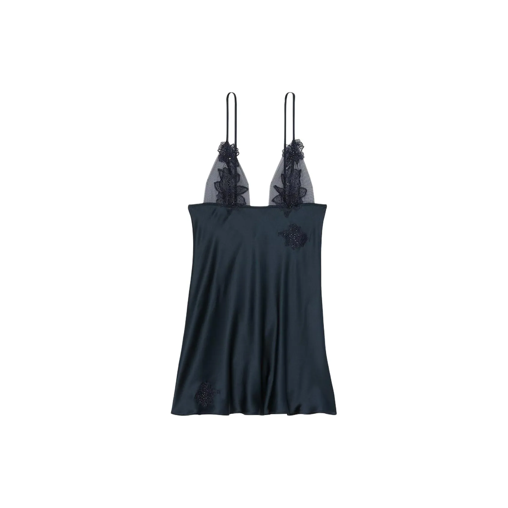Victoria's Secret 24 Big Show Collection SEXY KI Nightgown Women's Deep Ink Blue