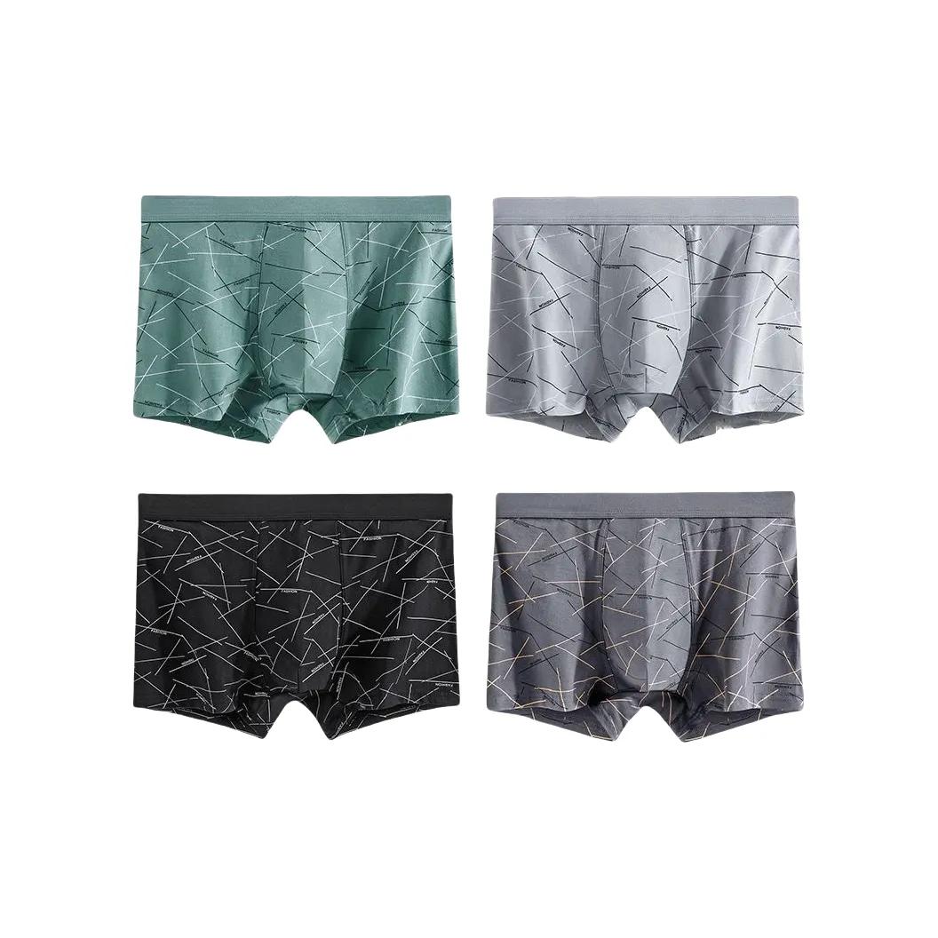 OEING Underpants Men's 4 Pack Mixed Color