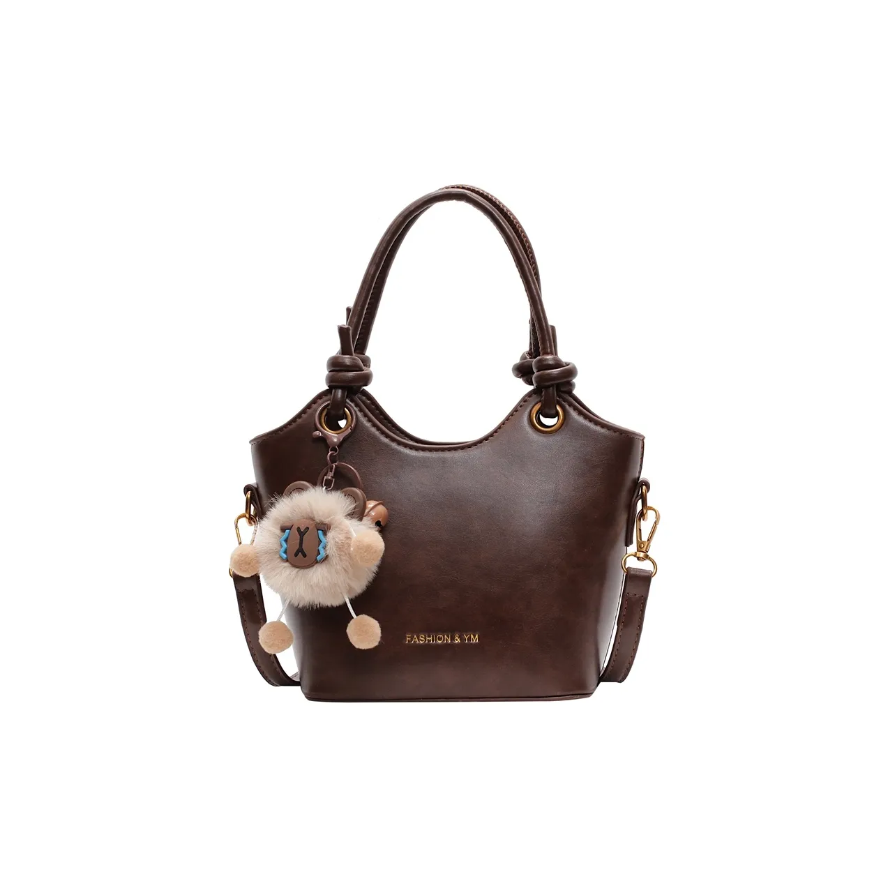 Single Warehouse ПУ (полиуретан) Сумка через плечо Стандартная Женская Коричневый Черный Экрю Кофейный