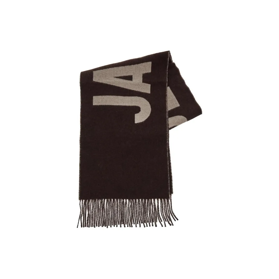 Jacquemus Fringe Logo Scarf
