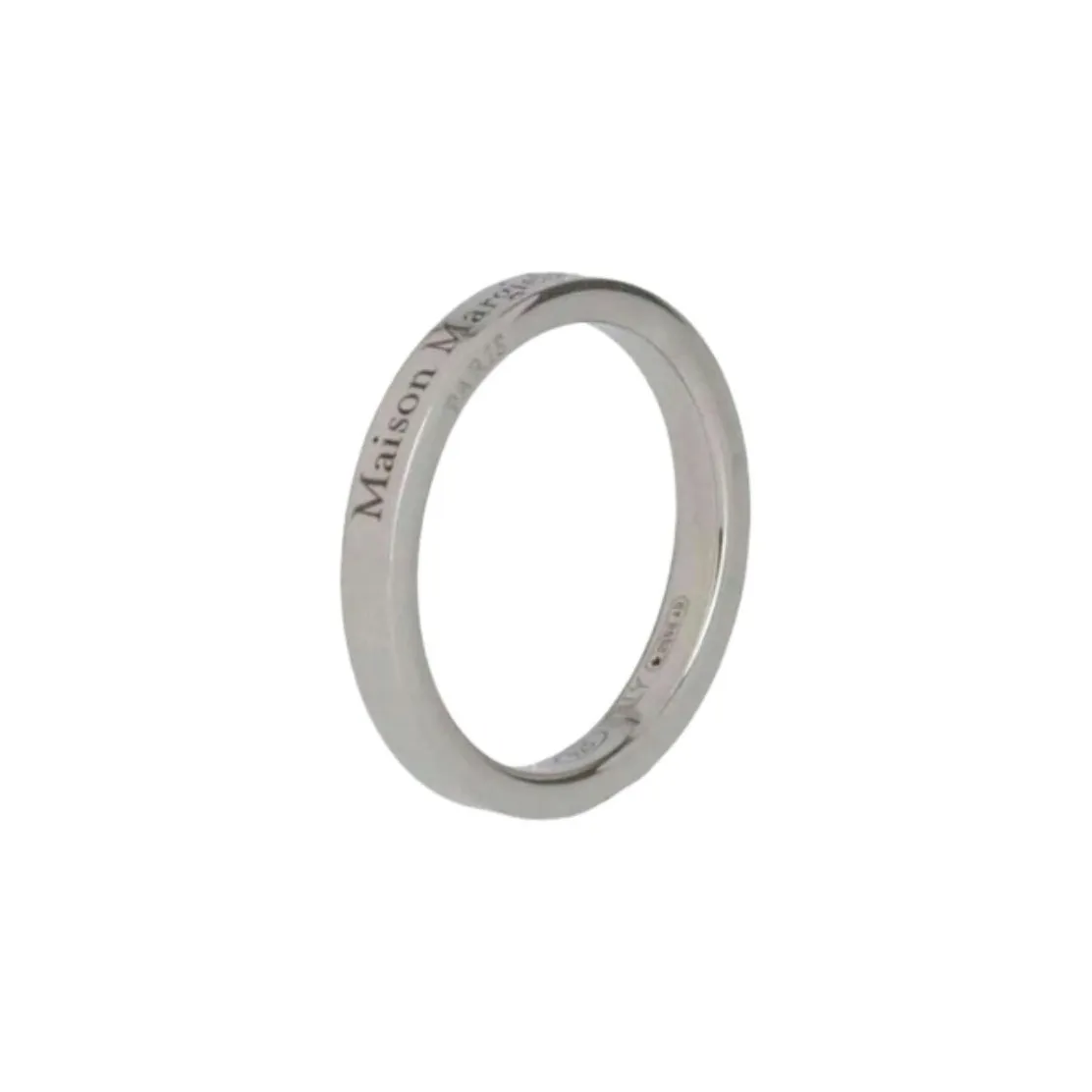 Maison Margiela Logo Engraved Ring